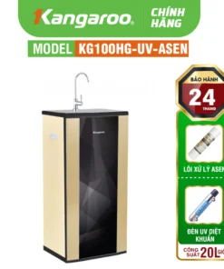 Máy lọc nước Kangaroo Hydrogen KG100HG Tích hợp lõi Asen và Đèn UV