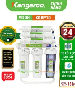 Máy lọc nước Kangaroo Hydrogen KGRP10 - 10 lõi - Mẫu mới 2024