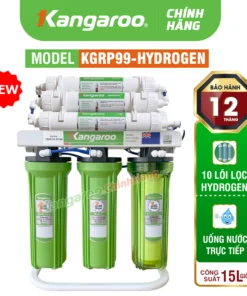 Máy lọc nước Kangaroo Hydrogen KGRP99 - 10 Lõi Mới 2024