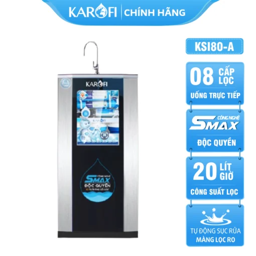 Máy lọc nước Karofi sRO KSI80-A - Mẫu mới 2022