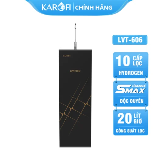 Máy lọc nước Karofi Livotec 606 - 10 Lõi Mẫu Mới 2024