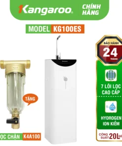 Máy lọc nước Kangaroo Hydrogen ion kiềm KG100ES Slim
