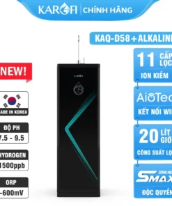Máy lọc nước hydrogen ion kiềm Karofi KAQ-D58+ALKALINE - 11 Lõi