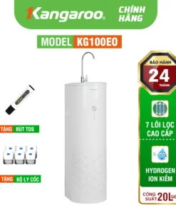 Máy lọc nước Kangaroo Hydrogen ion kiềm Oval KG100EO