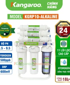 Máy lọc nước Hydrogen ion kiềm Kangaroo KGRP10-ALKALINE 11 lõi lọc
