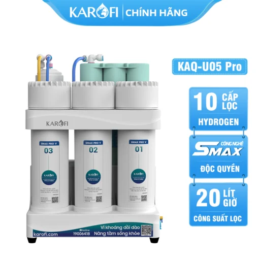 Máy lọc nước Karofi KAQ-U05 Pro - 10 Lõi lắp gầm
