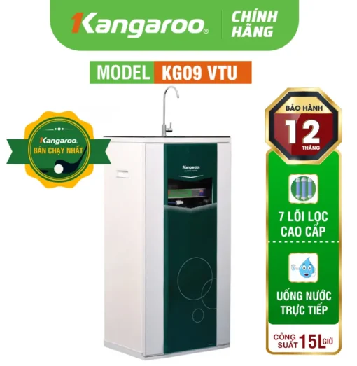 Máy lọc nước Kangaroo KG09 VTU 7 Lõi lọc - Sản xuất 2024