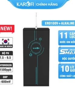 Máy lọc nước hydrogen ion kiềm Karofi ERO100V+ALKALINE - 11 lõi
