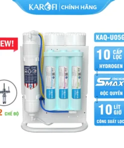 Máy lọc nước Karofi KAQ-U05G-DUAL - 10 lõi -  2 chế độ nước