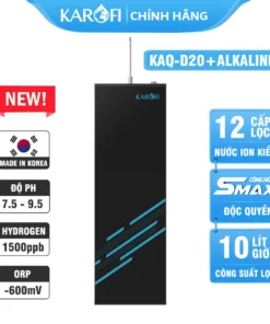 Máy lọc nước hydrogen ion kiềm Karofi KAQ-D20+ALKALINE - 12 lõi