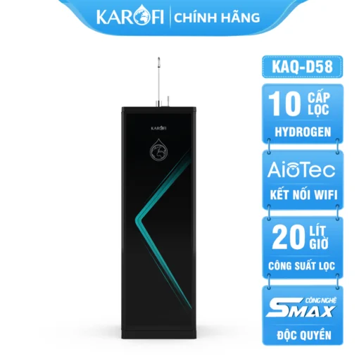 Máy lọc nước Karofi KAQ-D58 - 10 lõi lọc - Mới 2024