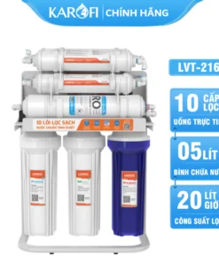 Máy lọc nước Karofi Livotec 216 - 10 Lõi Lọc - Mẫu Mới 2024